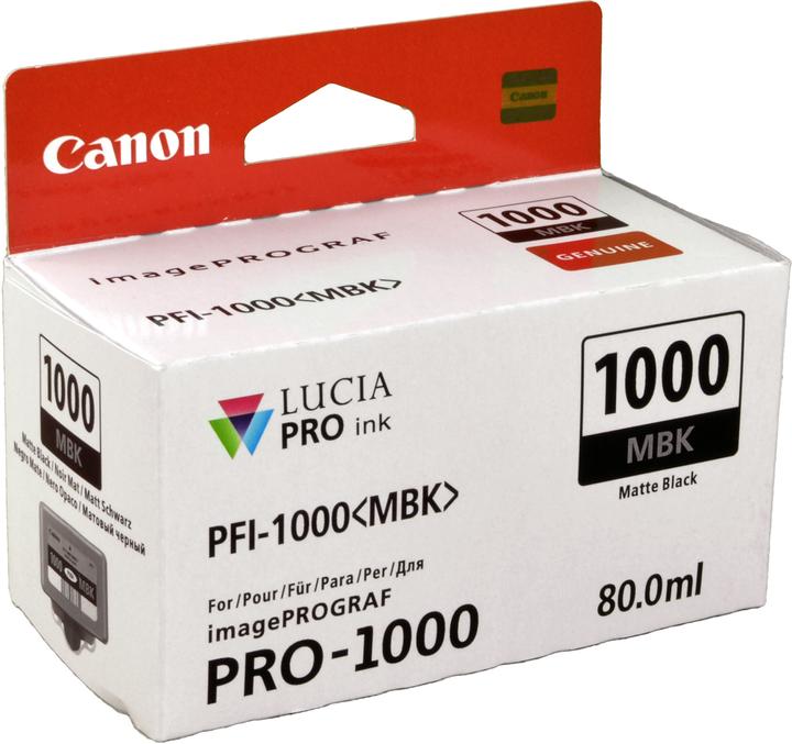 Actual product image Canon Pfi-1000mbk (MBK)