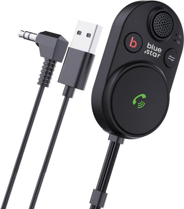 Produktbild Other Computer Accessory Blue Star BLUE STAR transmitter FM bluetooth 2in1 CarLink BT62 black