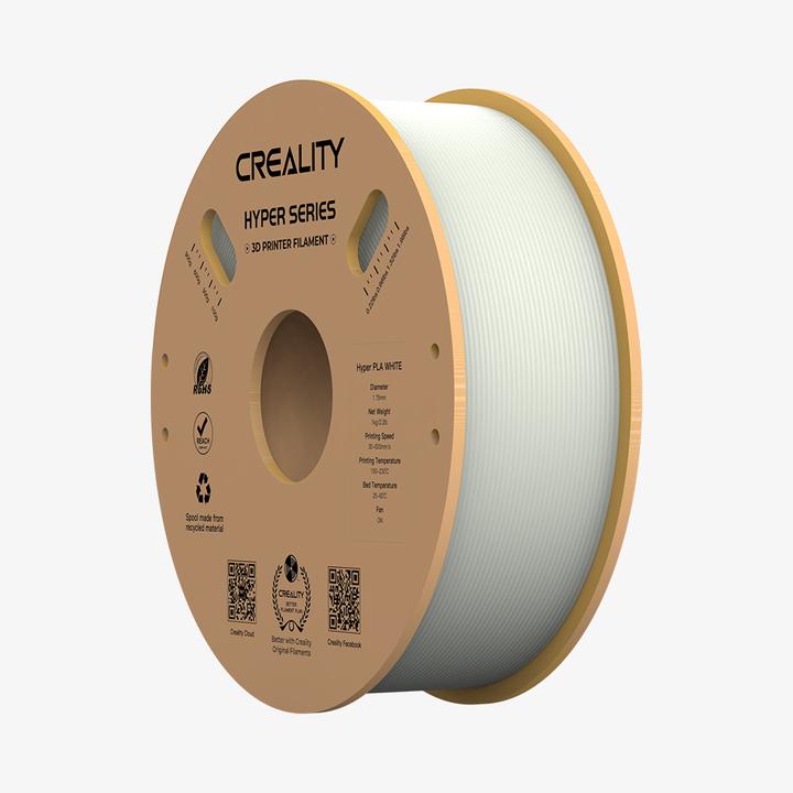 Immagine prodotto Creality Filamento PLA Hyper (PLA, 1.75 mm, 1000 g, Bianco)