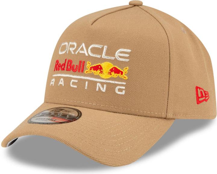 New Era 9Forty A-Frame Snapback Cap - Red Bull Racing Khaki