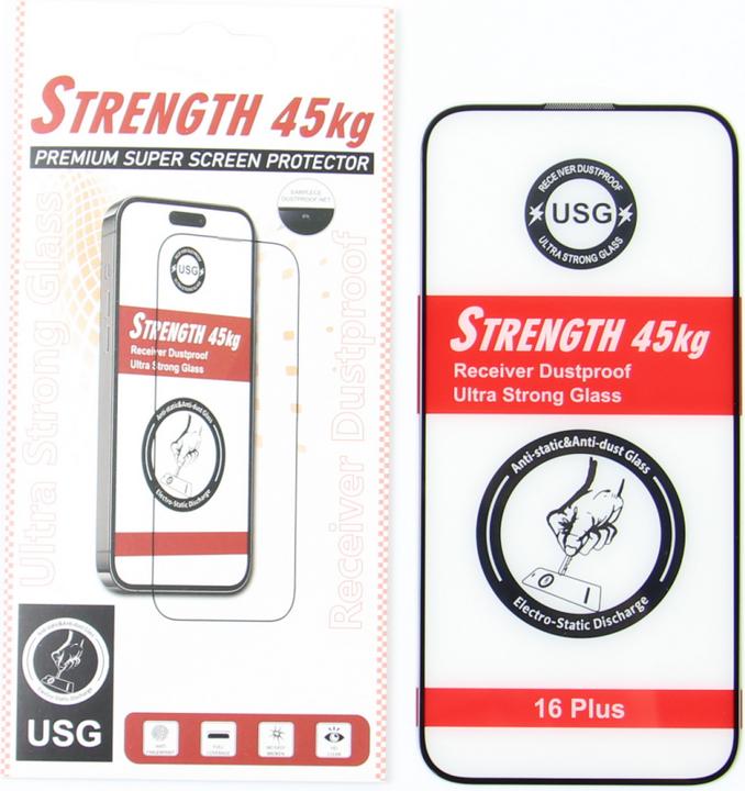 OEM Tempered glass Ultra Strong 45KG for iPhone 16 Plus 6,7" (Apple iPhone 16 Plus)