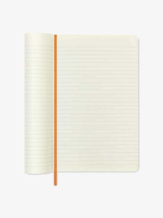 Produktbild Moleskine Vegea Capri Notizbuch, Large/A5, liniert, weicher Einband, orange (13 x 21 cm, Liniert, Weicher Einband)