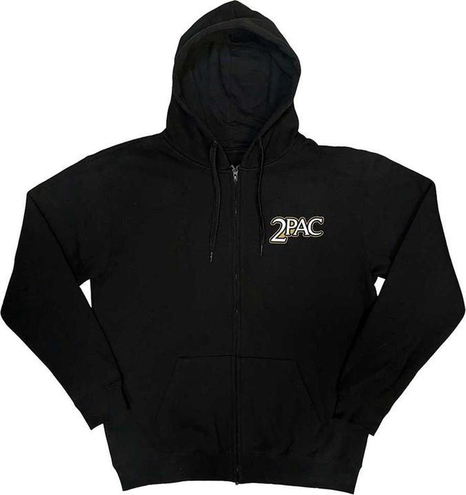 Produktbild Tupac Shakur Hoodie mit durchgehendem Reissverschluss (XXL)