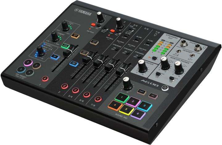 Yamaha AG08 Black live streaming mixer (Studio- und Livemixer)