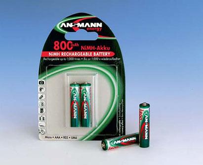 Produktbild Ansmann Batterie MaxE AAA (1 Stk., AAA, 800 mAh)