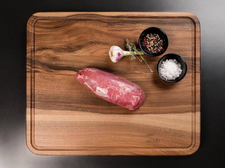 Produktbild Azado Massiv-Schneidebrett mit Saftrinne