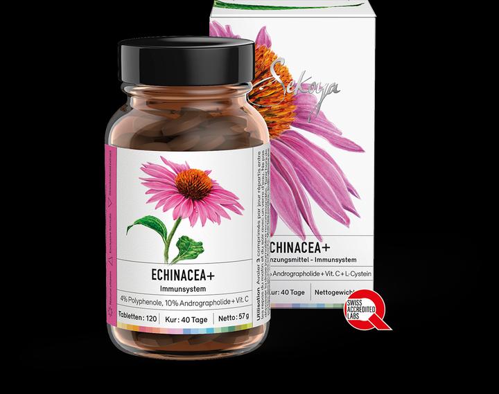 Actual product image Sekoya Echinacea + | Against colds (120 Piece, Pills)