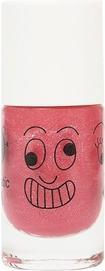 Nailmatic Water-based Nail Polish for Kids Kitty Pink Glitter 0.27 Fl.Oz. (Candy Pink Glitter)