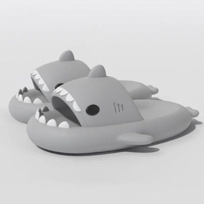 Image du produit MU Style Shark Cloud Series Pantoufles de requin taille 42/43 (42, 42.5, 43, 42 2/3)