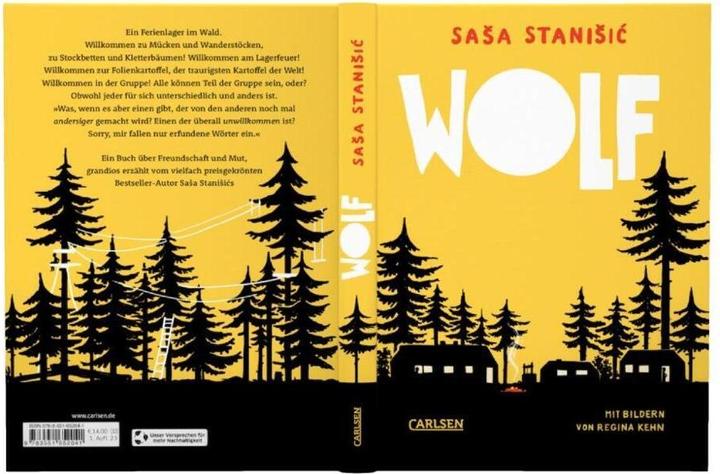 Actual product image Wolf (German, Sasa Stanisic, 2023)
