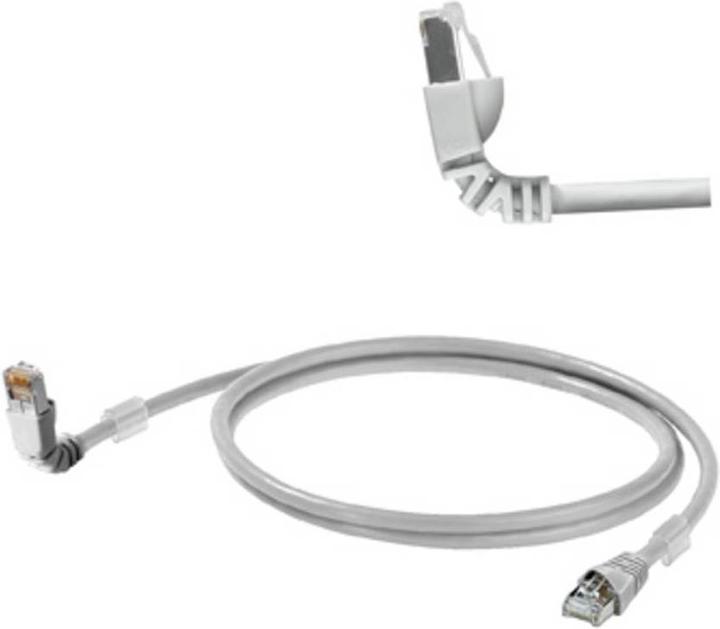 Produktbild Weidmüller 1248280012 RJ45 Netzwerkkabel, Patchkabel CAT 6a S/FTP 1.20 m Grau UL (S/FTP, CAT6a, 1.20 m)