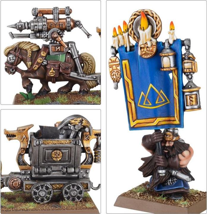 Actual product image Games Workshop Warhammer ToW - Dwarfen Mountain Holds Mineurs (Plastic)