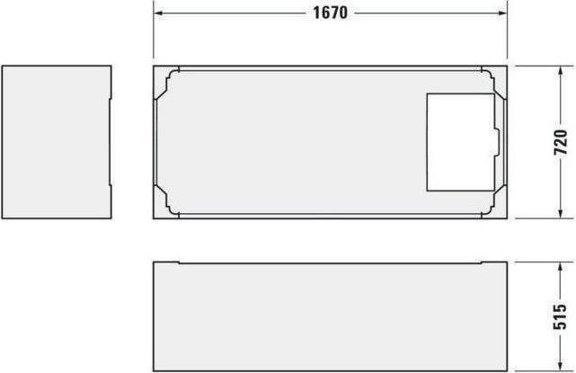 Produktbild Duravit Rechteckbadewanne Krperformbadewanne D-Code 75 x 170 cm wei glatt 700097000000000 (120 l, 170 cm, 75 cm)