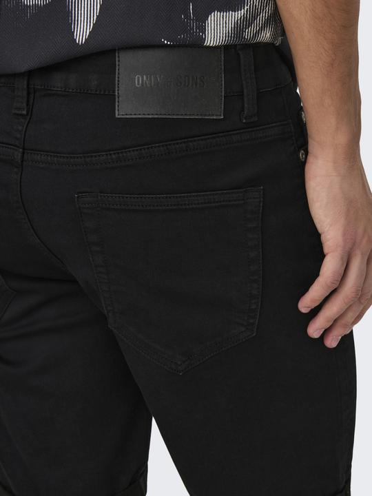 Produktbild Only & Sons Onsply Jog Blk 0280 Pim Dnm Shorts Noos (M)