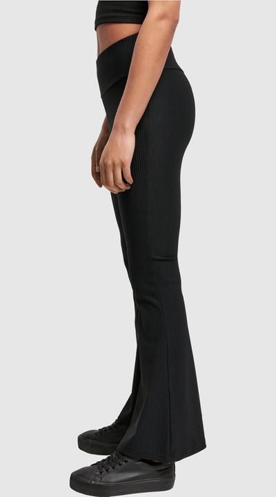 Immagine prodotto Urban Classics Leggings a vita alta da donna con taglio a stivale a costine (XXL)