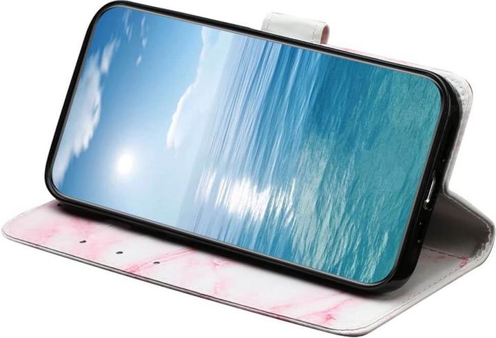 Actual product image Cover-Discount Leather case cover Marble white (Samsung Galaxy S24+)