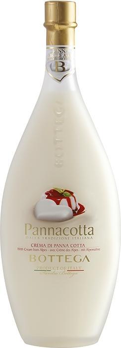 Bottega Crema di PANNACOTTA Liqueur de crème 15% vol. 0,5l