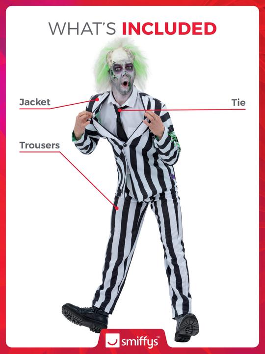 Produktbild Smiffys Beetlejuice Filmkostüm (XL)