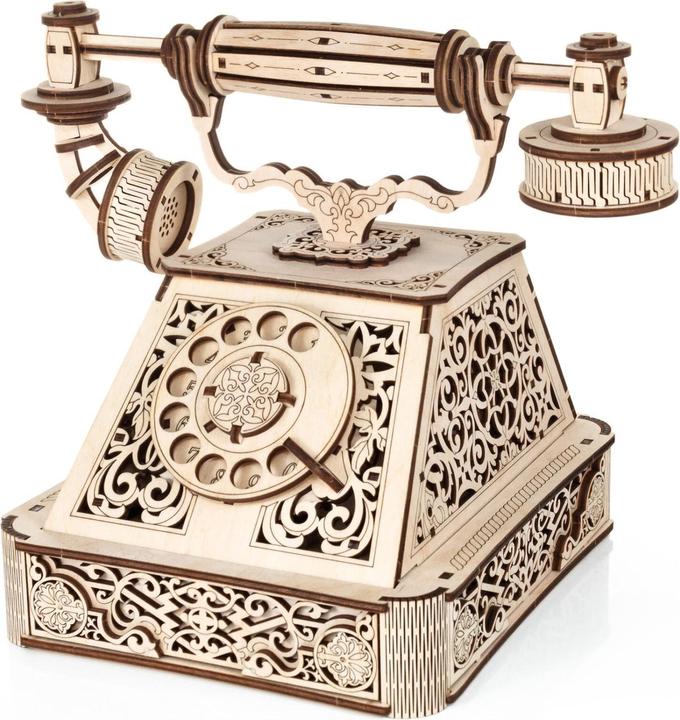 Produktbild Eco Wood Art 3D Holz Modellbausatz - Retro Telefon