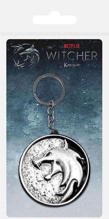 WTT The Witcher Porte Cle Metal Wolf