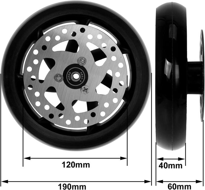 Produktbild Mach1 2-teiliges Kickscooter Rollen-Set Big Wheel