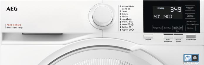Immagine prodotto AEG LR7G84GW lavatrice Caricamento frontale 8 kg 1400 Giri/min A Bianco (8 kg, A sinistra)
