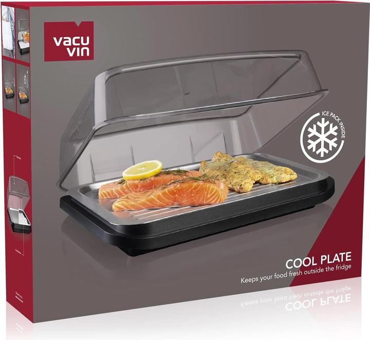 Produktbild Vacu Vin Kühlplatte Schwarz/Transparent