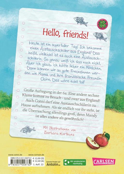 Actual product image Conni & Co 3: Conni and the exchange student (Dagmar Hossfeld, Barbara Korthues, German)