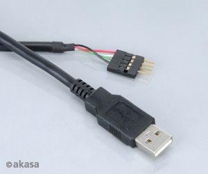 Produktbild Akasa Externes zu Internes USB Kabel (0.40 m)