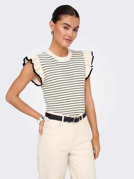 Produktbild JdY Jdycarice S/L Frill Pullover Knt Noos (S)