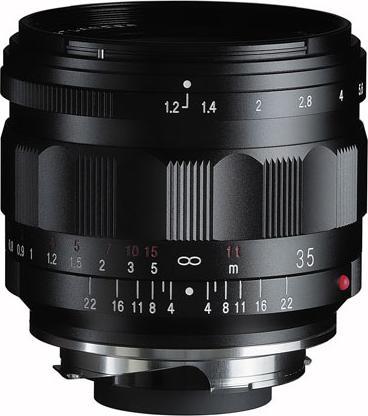 Voigtländer Nokton 35mm / 1.2 VM asph. IV schwarz (C-Mount)