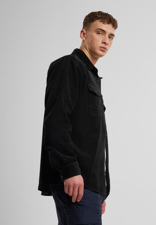 Actual product image Brandit Corduroy Classic long sleeve shirt size 7XL colour black (7XL)