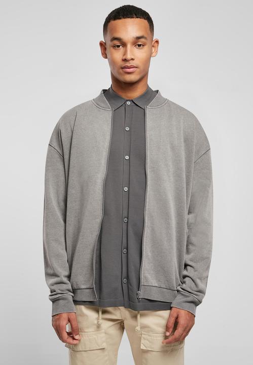 Actual product image Urban Classics Washed Sweat Bomber - 17020 (S)
