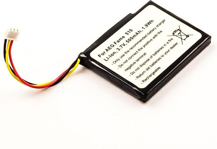 Produktbild AGI 84139 - Akku - AEG FAME 515 - Schwarz - Lithium-Ion (Li-Ion) - 500 mAh - 3,7 V