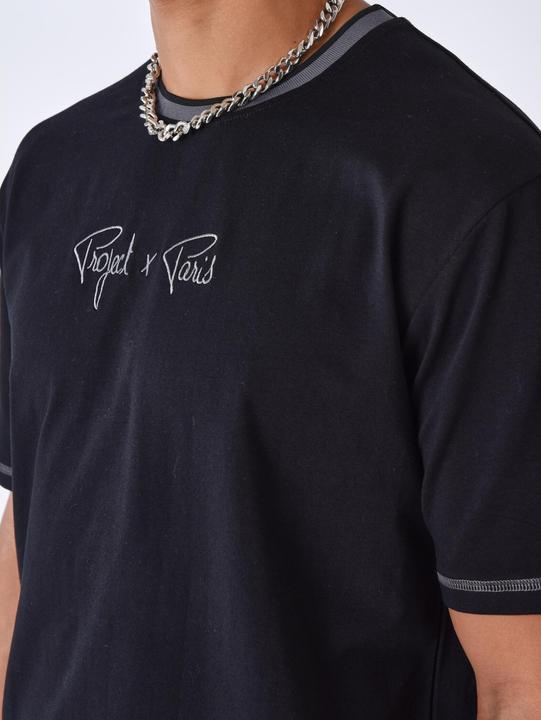 Produktbild Project X Paris Klassisch besticktes T-Shirt (XL)