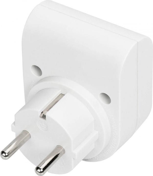 Digitus Überspannungsschutzadap. LED 1xCEE 7/7 TV-GS CE-LVD