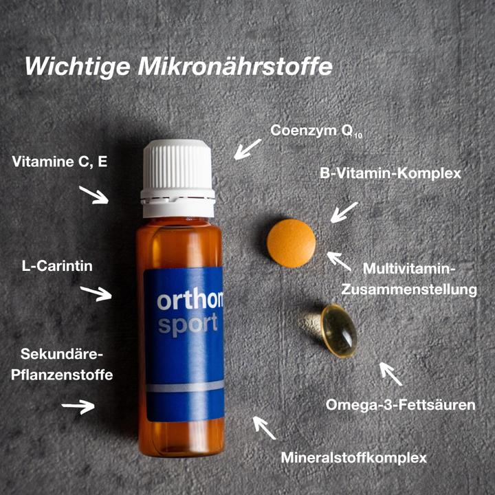 Produktbild Pharma Medica orthomol sport Trinkfläschchen/Tabletten/Kapseln, 30 St. Portionen (30 Stück, Tabletten, Kapseln)