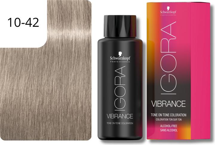Produktbild Schwarzkopf Professional IGORA VIBRANCE Tone On Tone Coloration (10-42 Beige Asch Soft Toner)