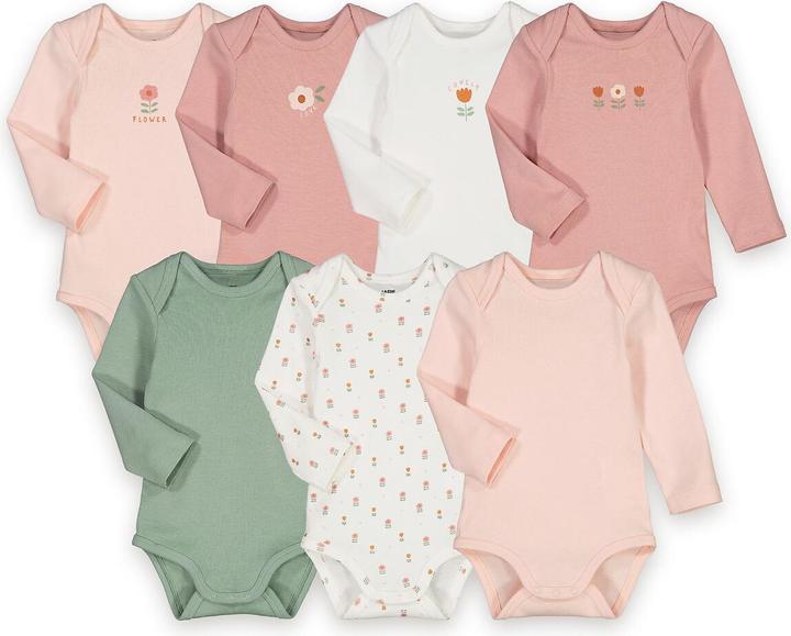 Produktbild La Redoute Collections 7er-Pack Bodys mit langen Ärmeln (60)