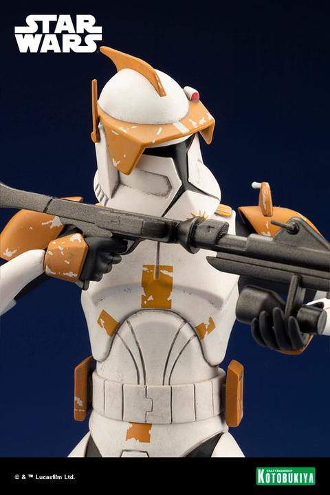 Actual product image Kotobukiya Star Wars The Clone Wars statuette PVC ARTFX 1/10 Commander Cody 17 cm