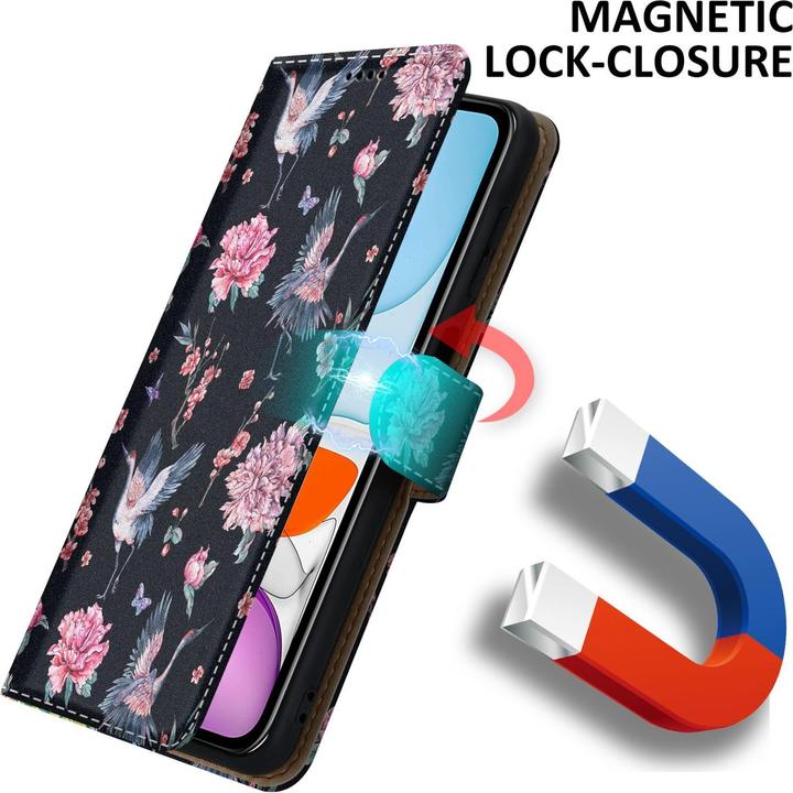 Actual product image Cadorabo Book cover with print (Apple iPhone 11)