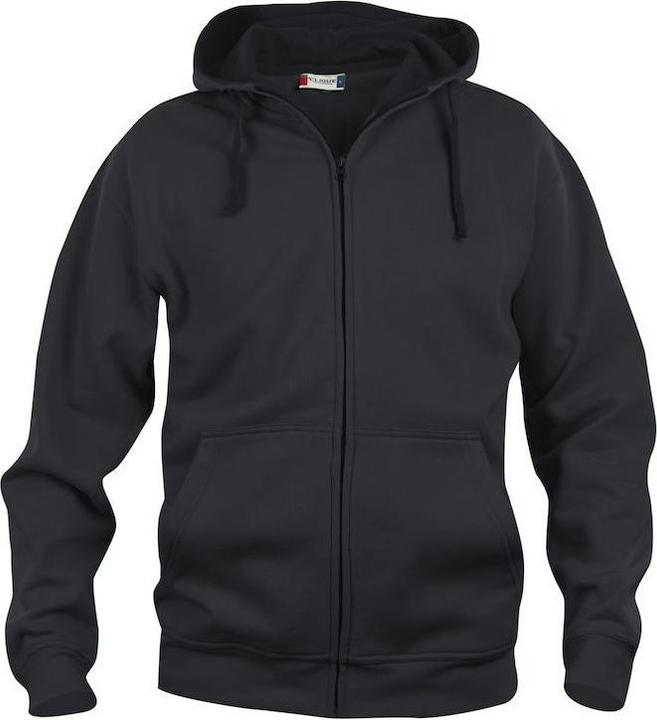 Clique Basic Hoodie mit durchgehendem Reissverschluss