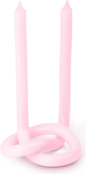Actual product image Knot Candle Pink (1 pcs.)