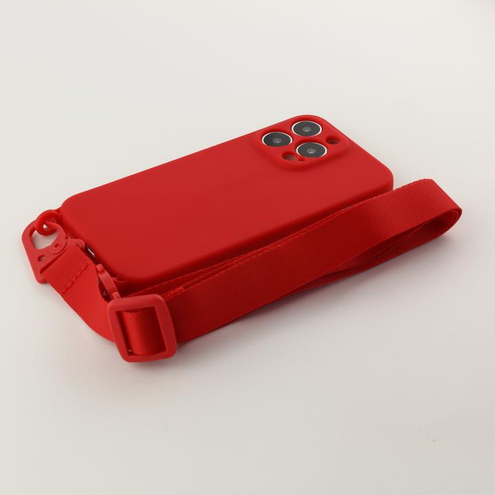 Actual product image PhoneLook Coque Silicone avec lanière et crochet (Apple iPhone 13 Pro)
