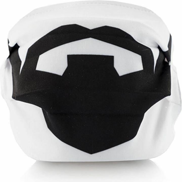 Actual product image Luanvi Reusable fabric hygiene mask Beard size M Pack of 3 units (3 x)