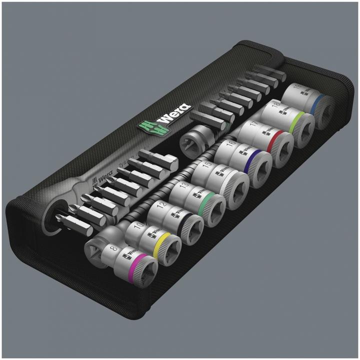 Image du produit Wera 8100 SB 7 Jeu cliquet Zyklop Metal (19 mm, 8 mm, 10 mm, 14 mm, 18 mm, 11 mm, 12 mm, 17 mm, 15 mm, 13 mm, 9 mm, 16 mm)