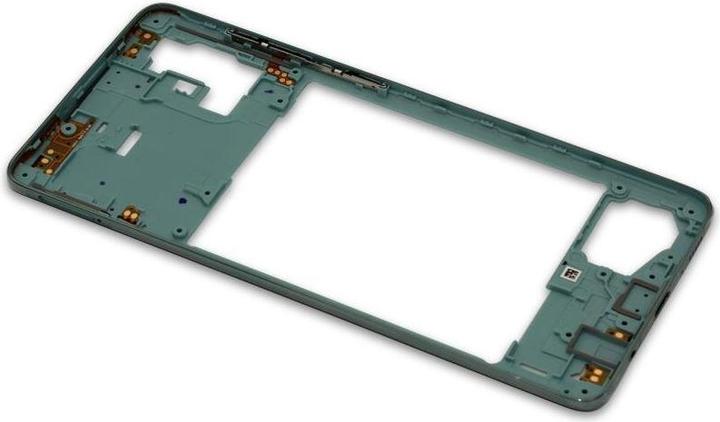 Actual product image Samsung Original Galaxy A71 centre frame crush blue (Galaxy A71)