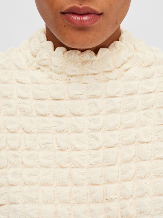 Produktbild Selected Femme Struktur Oberteil mit kurzen Ärmeln (XL)