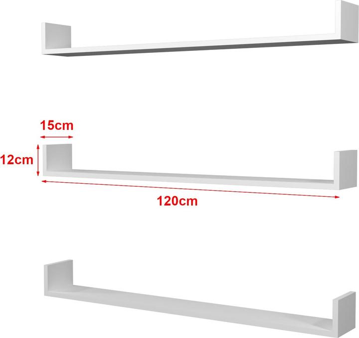 Actual product image En.Casa Höganäs (120 x 15 x 12 cm)