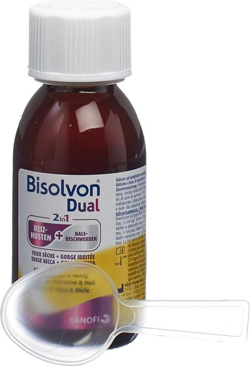 Image du produit Bisolvon DUAL 2 en 1 sirop contre la toux 100 ml (1 pièce(s))